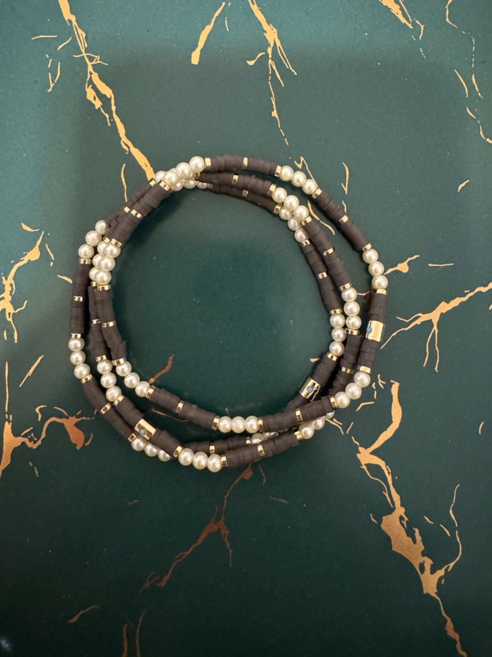 New Roxanne Assoulin - beaded pearl Colorful Stretch Bracelet Set